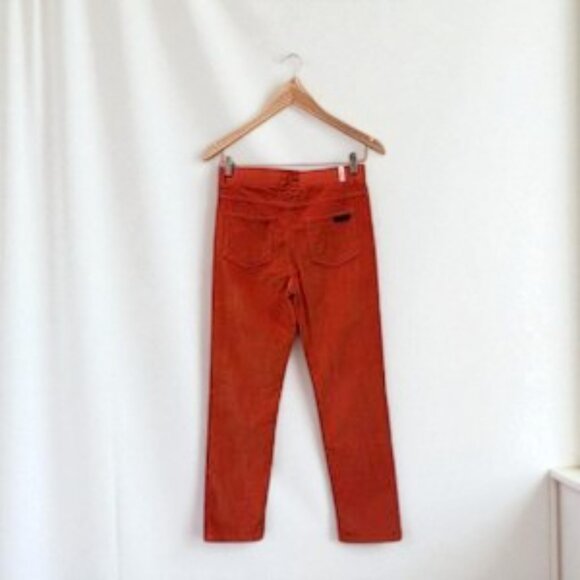 NWT Jacadi Corduroy Warm Cotton Casual Griffon Pants in Maple Orange - Picture 7 of 10